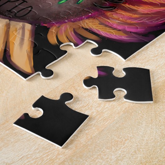 Scorpio SIGNE Zodiaque Jigsaw Puzzle (Côté)