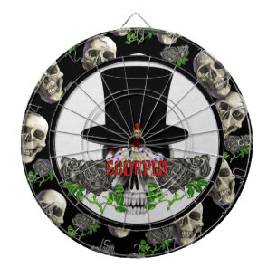 Scorpio Skull Dartbord