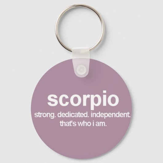 SCORPIO SLEUTELHANGER (Voorkant)