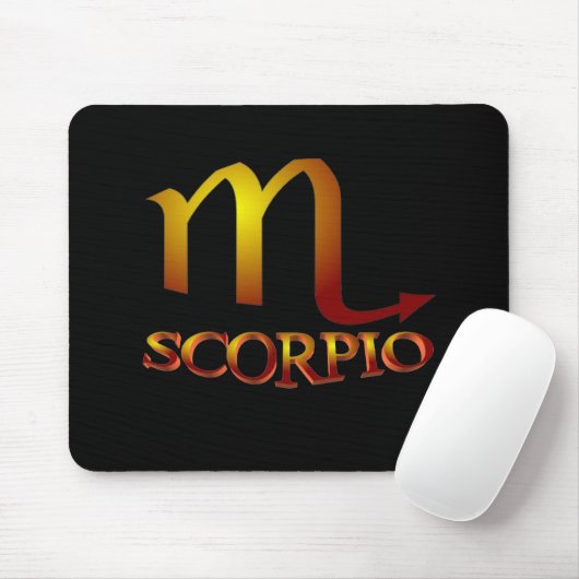 Scorpio Star Gold Muismat (Met muis)