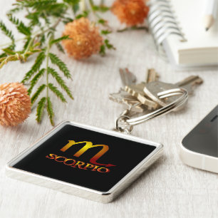 Scorpio Star Gold Sleutelhanger