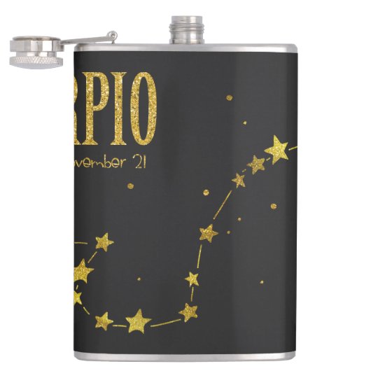 Scorpio Star Sign Heupfles (Geopend)