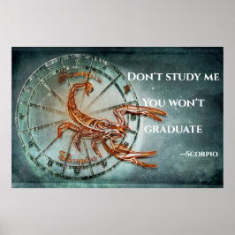 SCORPIO: Studeer me niet, maar je Afstuderen niet Poster