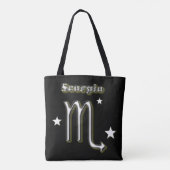Scorpio-symbool Draagtas (Achterkant)