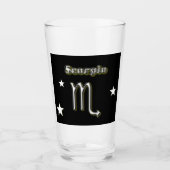 Scorpio-symbool Glas (Voorkant)