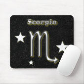 Scorpio-symbool Muismat (Met muis)