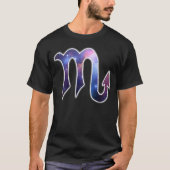Scorpio Symbool Shirt - zwart (Voorkant)