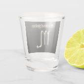 Scorpio-symbool  shot glas (Achterkant)