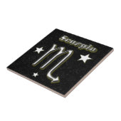 Scorpio-symbool Tegeltje (Zijkant)