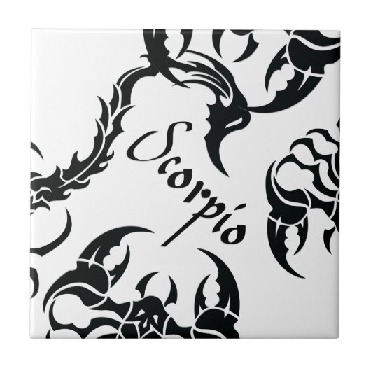 Scorpio Tegeltje (Voorkant)
