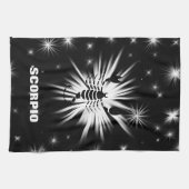 Scorpio-teken Theedoek (Horizontaal)