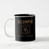 Scorpio Tweekleurige Koffiemok (Links)