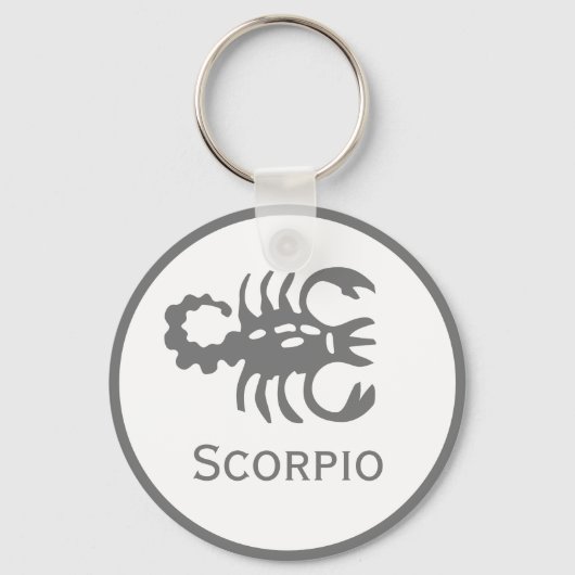 Scorpio van het Zodiac-ontwerp Sleutelhanger (Voorkant)