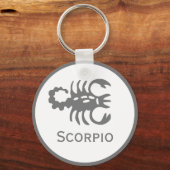Scorpio van het Zodiac-ontwerp Sleutelhanger (Achterkant)