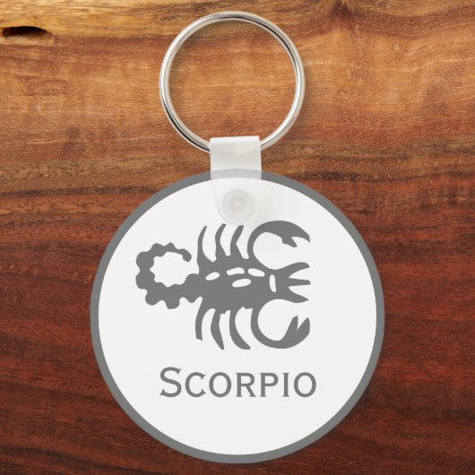 Scorpio van het Zodiac-ontwerp Sleutelhanger (Voorkant)
