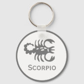 Scorpio van het Zodiac-ontwerp Sleutelhanger (Achterkant)