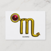 SCORPIO VISITEKAARTJE (Achterkant)