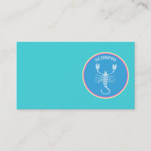 Scorpio-Visitekaartje Visitekaartje (Voorkant)