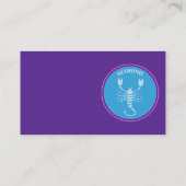 Scorpio-Visitekaartje Visitekaartje (Achterkant)
