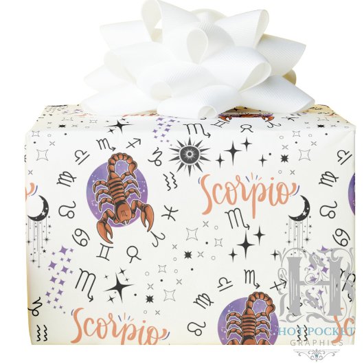 Scorpio Wrapping Paper Cadeaupapier