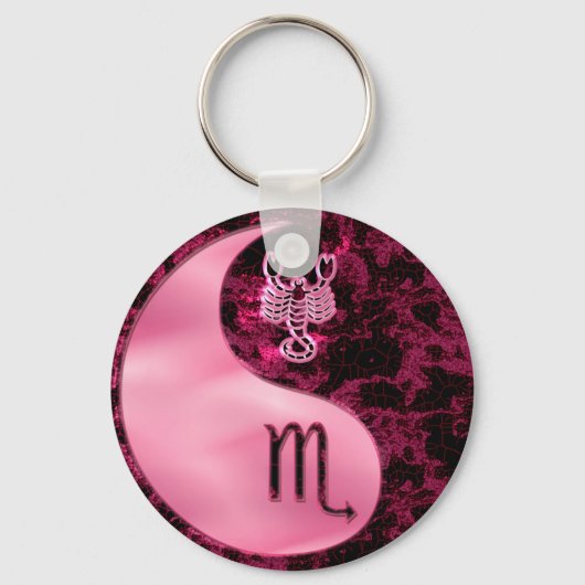 Scorpio Yin Yang Sleutelhanger (Voorkant)