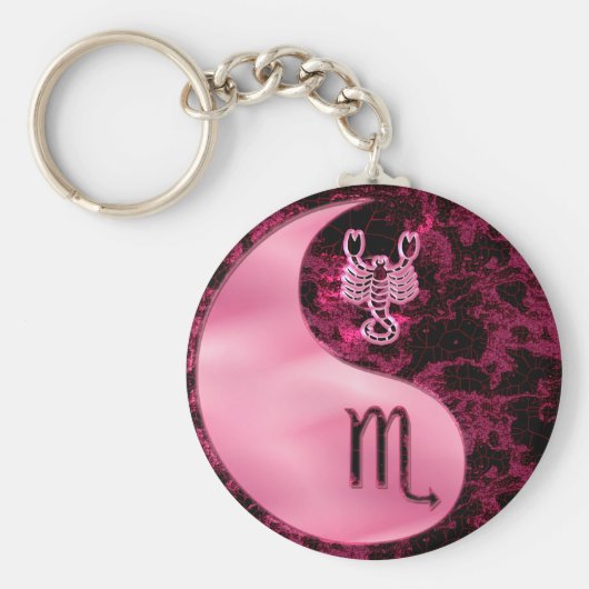 Scorpio Yin Yang Sleutelhanger (Voorkant)