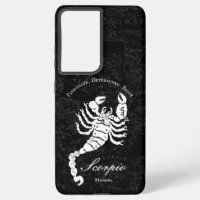 Scorpio Zodiaal Astrology Sign Zwart Aangepaste na