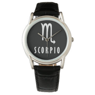Scorpio zodiaal teken horloge