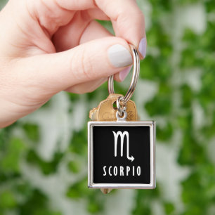 Scorpio zodiaal teken sleutelhanger