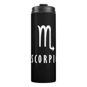 Scorpio zodiaal teken thermosbeker