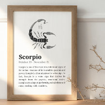 Scorpio Zodiac affiche