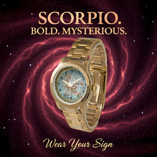 Scorpio Zodiac Astrology design Horloge