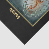 Scorpio Zodiac Astrology design Horoscope Tissuepapier (Detail)