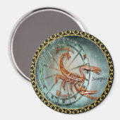 Scorpio Zodiac Astrology design Magneet (Voorkant / Achterkant)