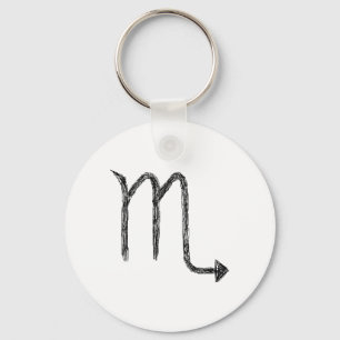 Scorpio. Zodiac Astrology Sign. Sleutelhanger