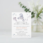 Scorpio Zodiac Baby Shower Invitation (Debout devant)