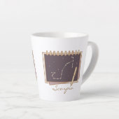 Scorpio Zodiac Boho Café Mug (Angle droit)