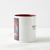 Scorpio Zodiac Café Mug Retro Design (Centre)