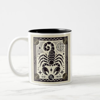 Scorpio Zodiac Coffee Mok Retro
