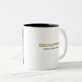 Scorpio Zodiac Coffee Mug Retro (Devant droit)
