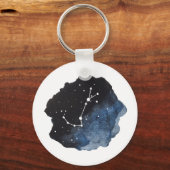 scorpio Zodiac constellation sign sleutelhanger (Voorkant)
