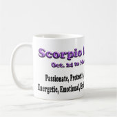 Scorpio Zodiac Fête des Mères Café Mug (Gauche)