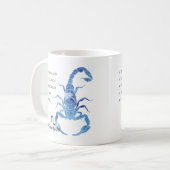 Scorpio Zodiac Mok (Voorkant links)