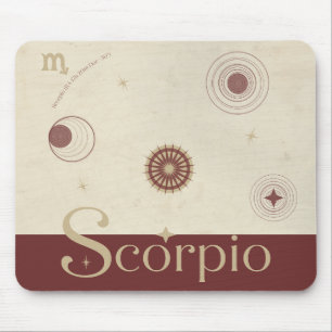 Scorpio Zodiac Mousepad Muismat