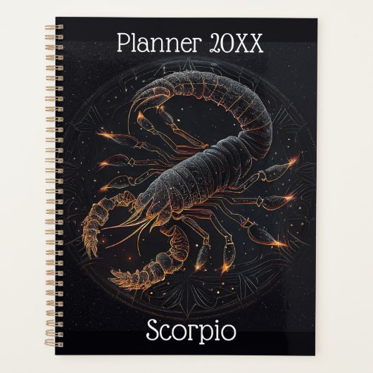 Scorpio Zodiac Planner (Voorkant)