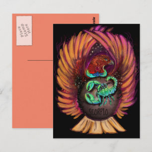 Scorpio Zodiac Sign Briefkaart