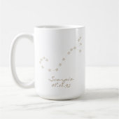 Scorpio Zodiac Sign Custom Birthday Mug (Gauche)