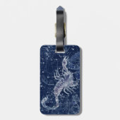 Scorpio Zodiac Sign Illustratie Bagagelabel (Achterkant verticaal)