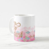 Scorpio Zodiac Sign Koffiemok (Voorkant links)