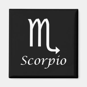 "Scorpio" Zodiac Sign Magneet